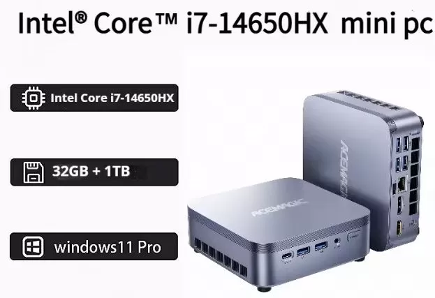 Mini PC Estación de Trabajo Intel Core i7-14650HX